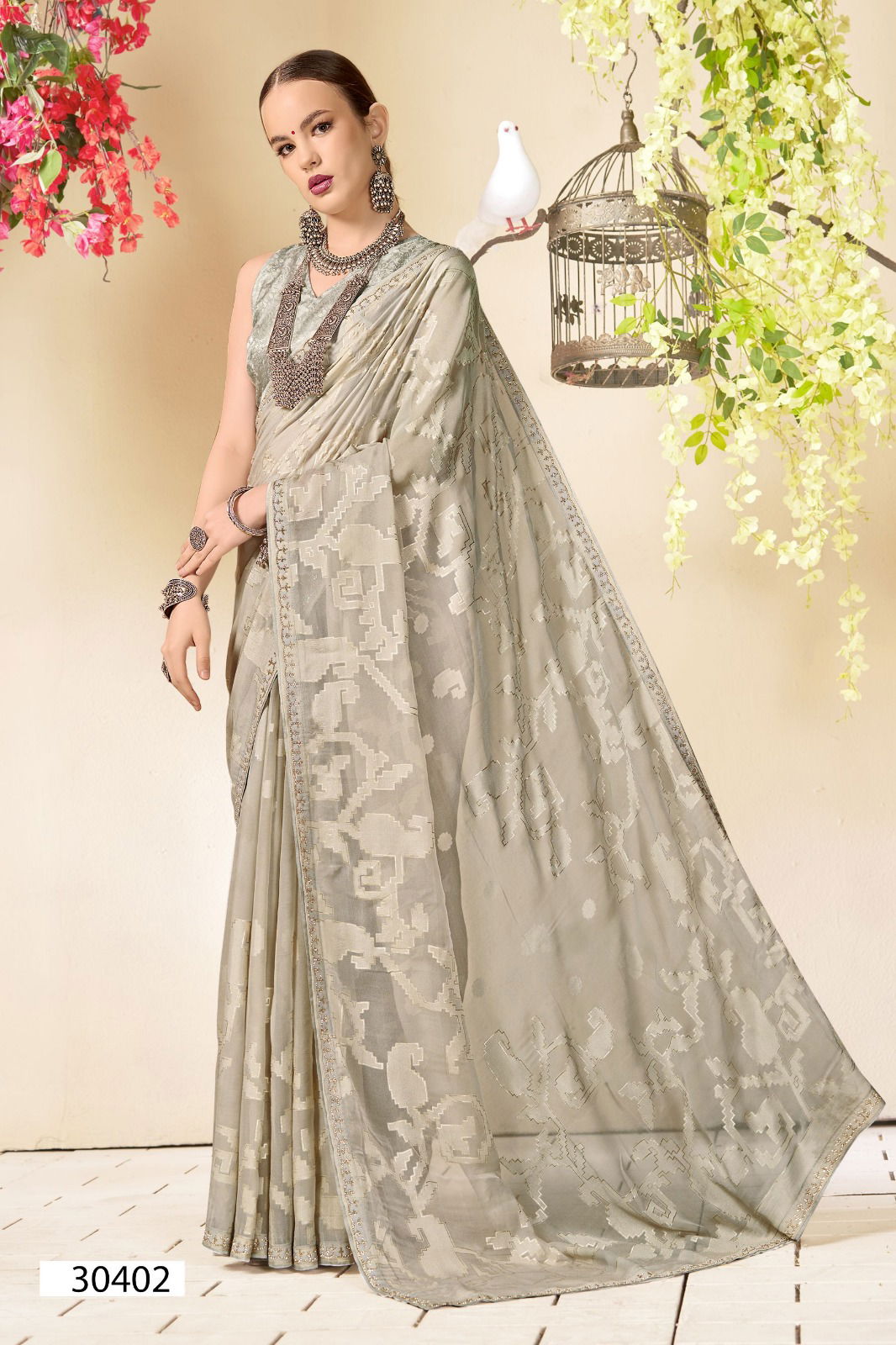 Agnira By Vallabhi Swarovski Work Brasso Sarees Wholesale Shop In Surat